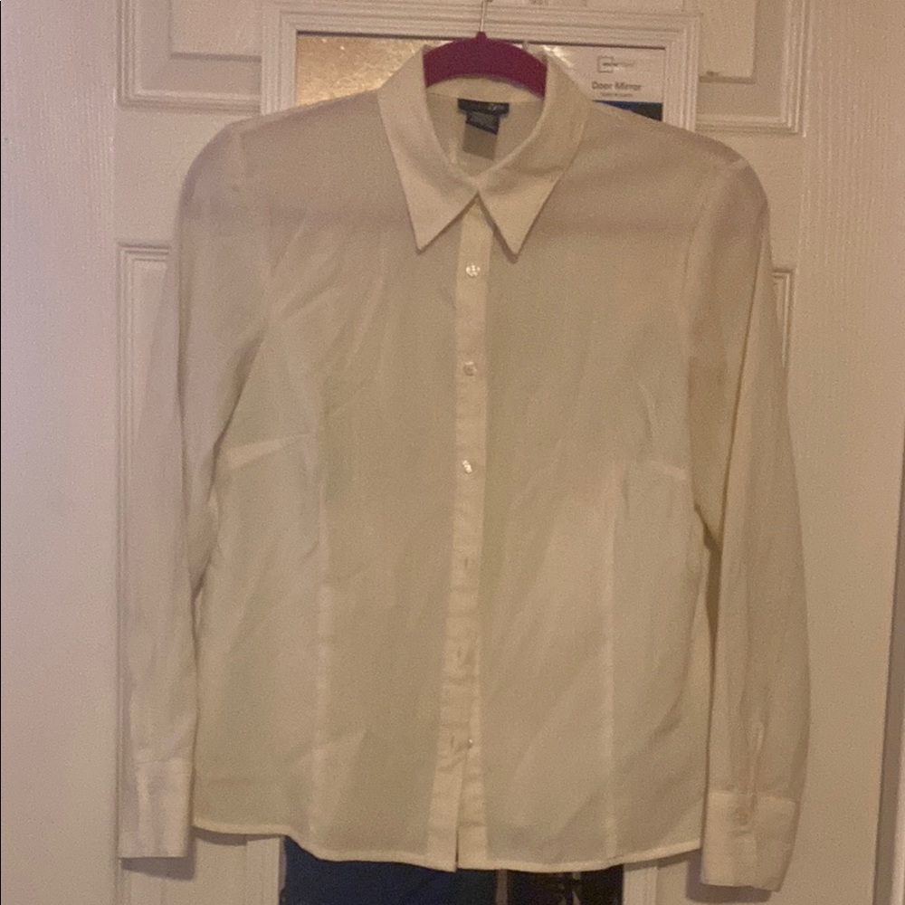 Cream Button-Up Shirt